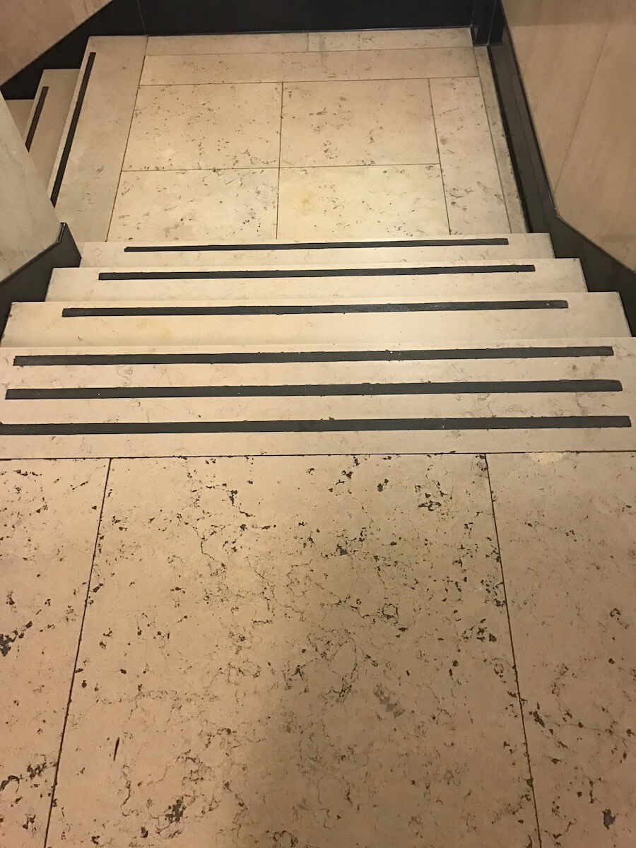 LIMESTONE STAIRS  Before