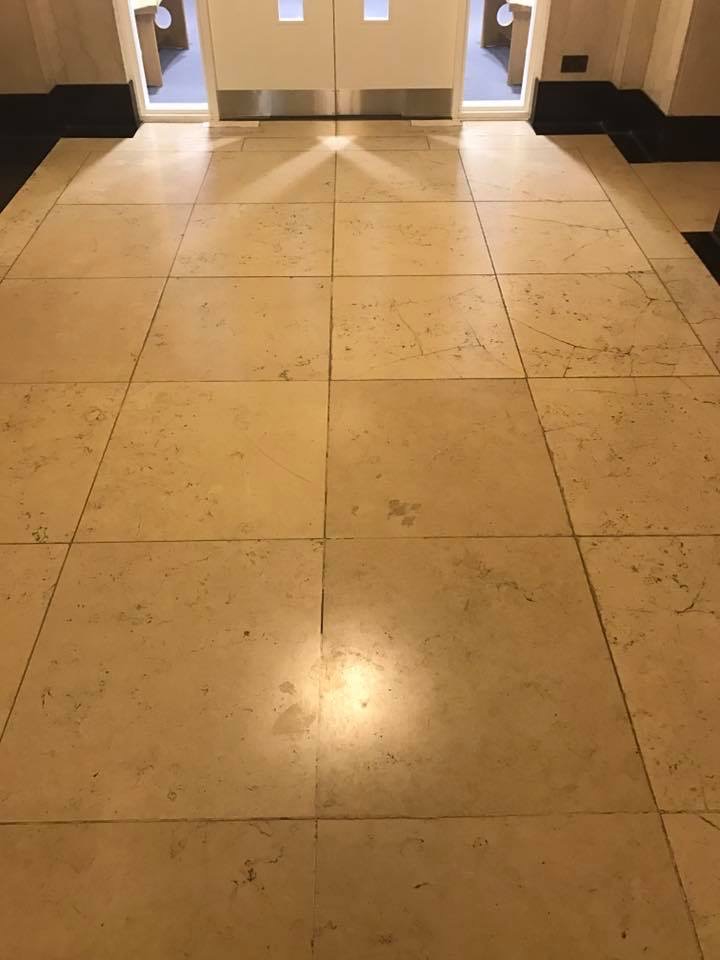 LIMESTONE FLOOR Before