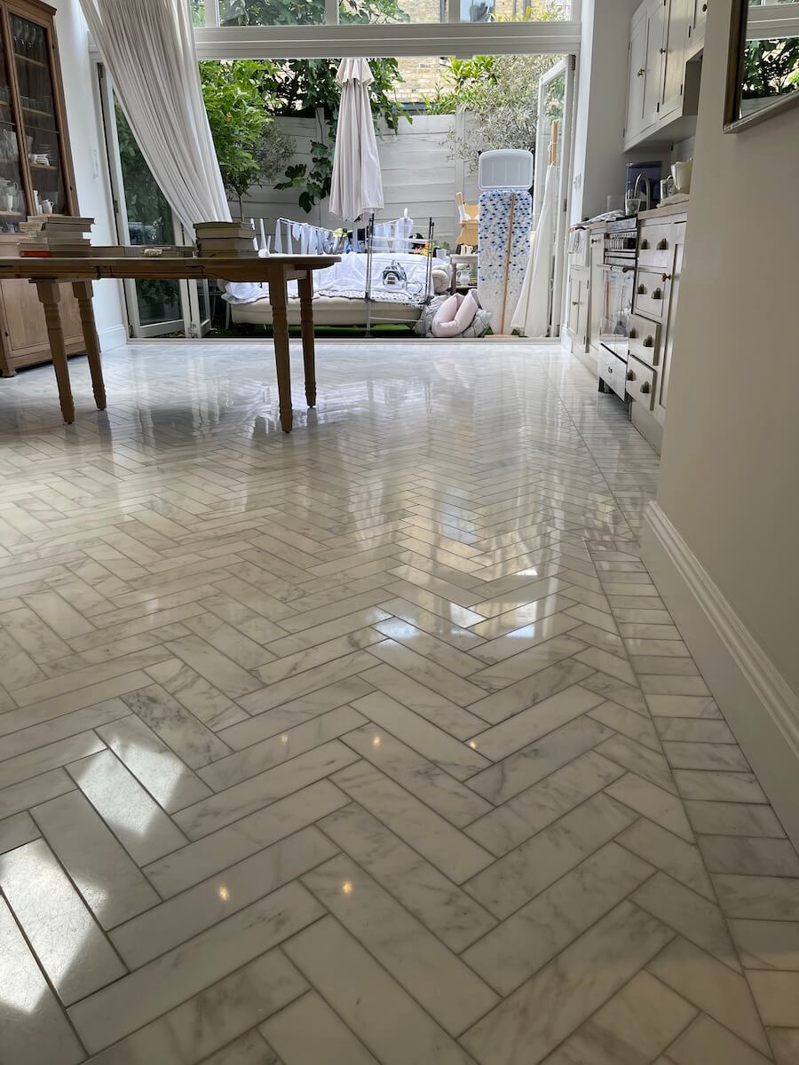 MARBLE FLOOR after