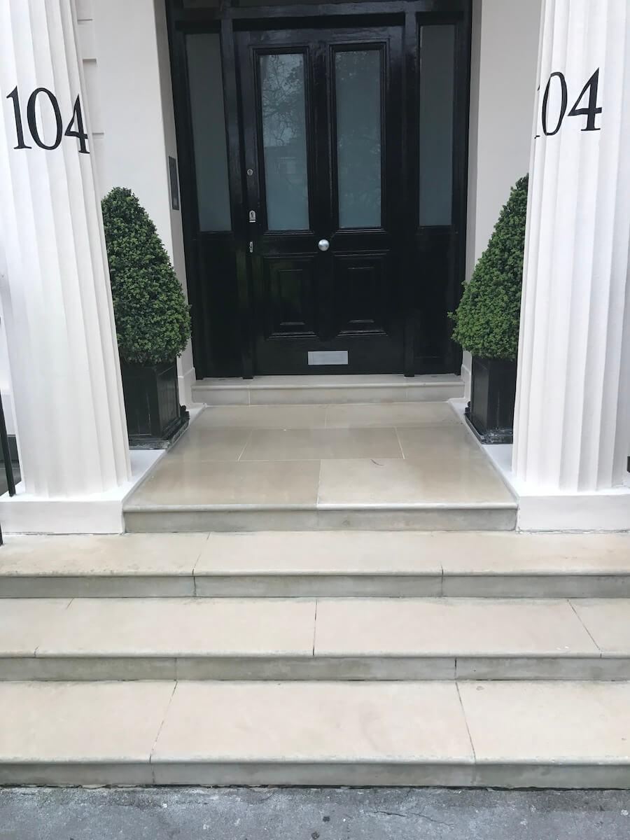 PORTLAND STONE STAIRS After