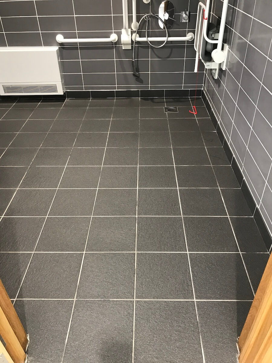 Porcelain floor After