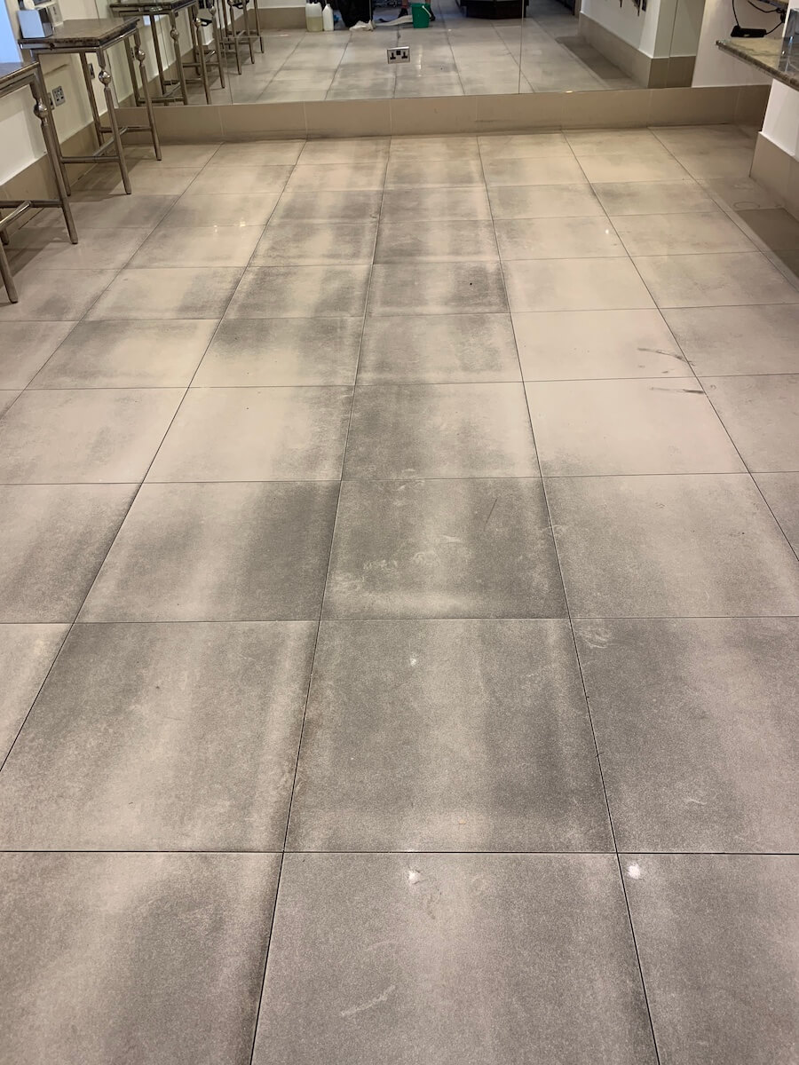 PORCELAIN FLOOR Before